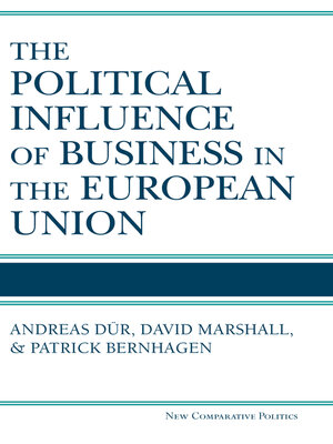 cover image of Political Influence of Business in the European Union